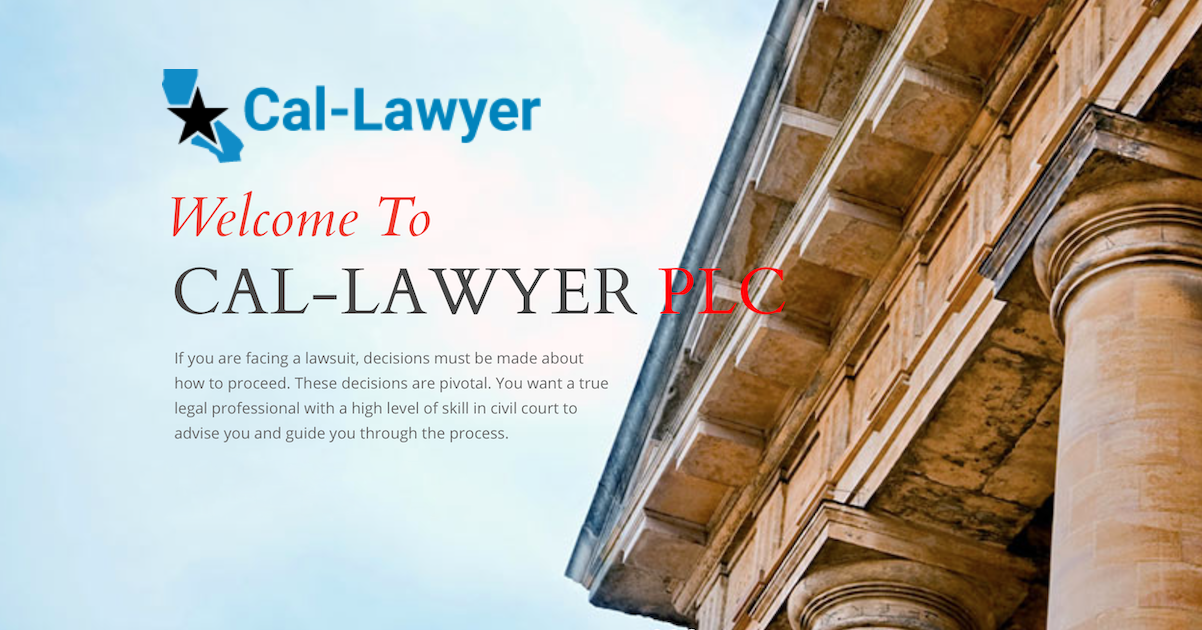 Litigation and Trial Lawyers: Award Winning Cal-Lawyer PLC